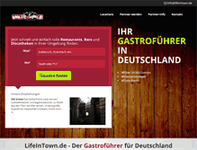 Tablet Screenshot of lifeintown.de